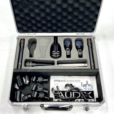 Audix DP-QUAD 4-Piece Drum Mic Pack with 2 Sennheiser e904's and Samson C02 Drum microphone package image 3
