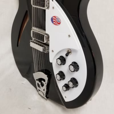 Rickenbacker 330/12 Jetglo 12 String Electric Guitar Thinline semi-acoustic, 24 fret, 2 pickups, (33 image 3