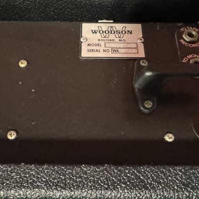 Woodson Model W150-8 4 Channel PA Head - Guitar Amp 1970's  - Black image 6
