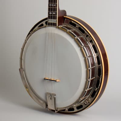 Gibson  TB-3 Mastertone Tenor Banjo (1928), ser. #9024-89, black tolex hard shell case. image 3