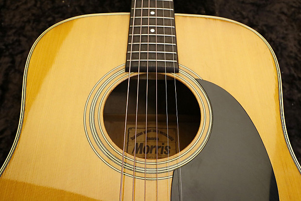 Vintage 1970's made MORRIS W-18 Acoustic Guitar IIDA factory Vintage 1970's made MORRIS W-18 Acoustic Guitar IIDA factory