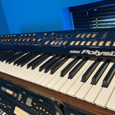 KORG POLYSIX ANALOG SYNTHESIZER POLYPHONIC / SERVICED / MIDI