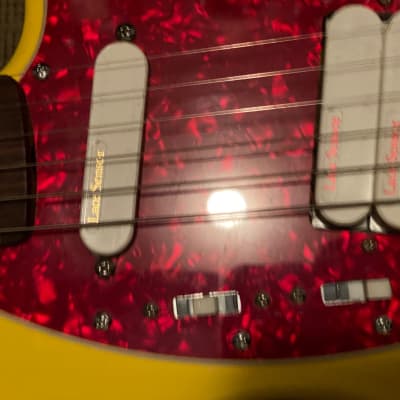 Fender Jag-Stang JagStang Kurt Cobain Graffiti Yellow image 6