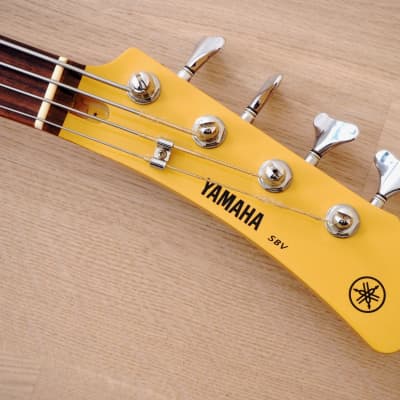 2012 Yamaha SBV-500 Flying Samurai Bass Guitar Vintage Yellow Near Mint w/ Hangtags image 4