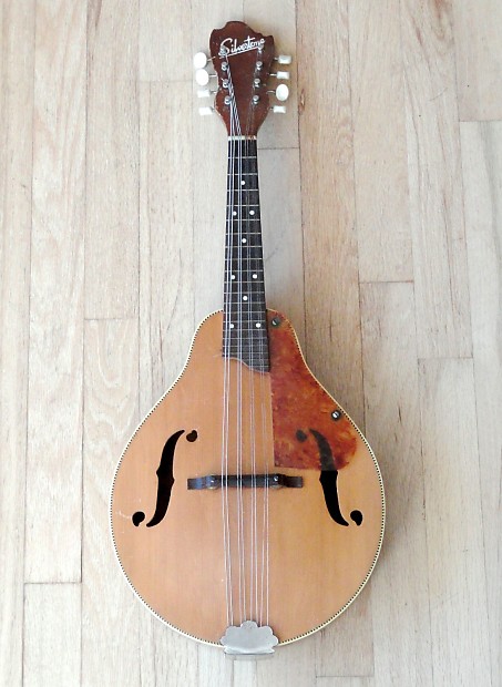 1940s Silvertone by Kay Vintage A Style Mandolin USA Made w Hardshell Case