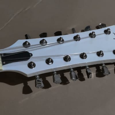 Goldfinch Painted Lady 12-string 2020 - Alpine white with CHIMING mini-hum! image 5