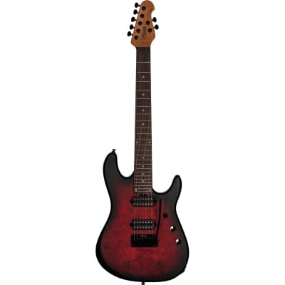 STERLING BY MUSIC MAN - RICHARDSON7-DSBS - Guitare électrique Signature Richardson 7 Dark Scarlet Burst Satin for sale