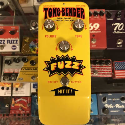 Sola Sound Yellow Hybrid Tone Bender Fuzz Jake Rotham for sale