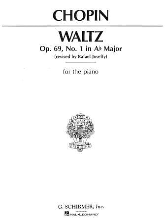 Waltz, Op. 64, No. 2 In C# Minor Piano Solo 