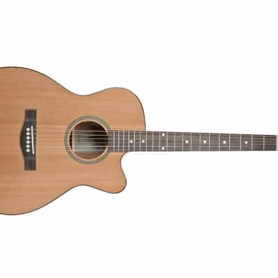 Teton STG105CENT 105 Series Grand Concert Solid Cedar Top Mahogany Neck 6-String Acoustic-Electric Guitar w/Hard Case image 5