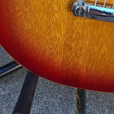 Vintage 1970s Eros Mark II MIJ Les Paul Style Guitar Copy w Case~Cherry Sunburst Finish~SHE'S A LOOKER! image 7