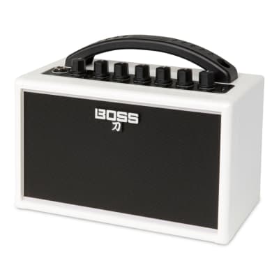 BOSS Katana Mini 7-W Guitar Amplifier Combo, White image 2