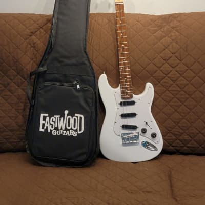 Eastwood MODEL S Solid Alder Body Bolt-on Maple C Shape Neck 4-String Tenor Electric Guitar w/Gig Bag image 9
