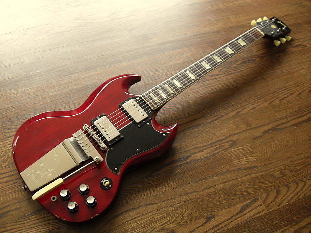 Greco SG with Lyre Vibrola 1963 Reissue SS63-70 - One of The | Reverb