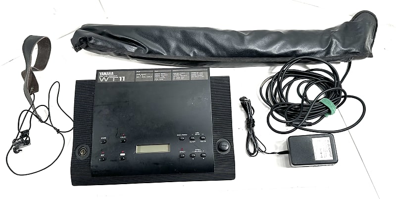 Yamaha vintage wind controller with sound module and case WX11 WT11 DX7  1982 - Black