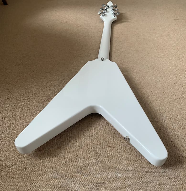 Epiphone Flying V in white 2003 | Reverb