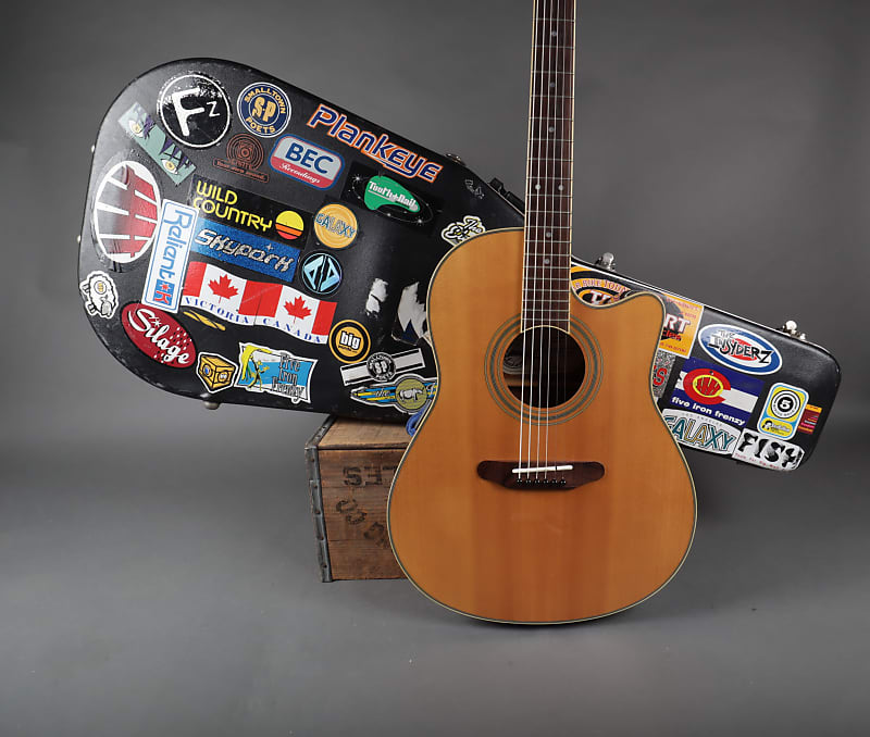Charvel 535D Natural Acoustic-Electric Guitar + Hardshell Case﻿ image 1
