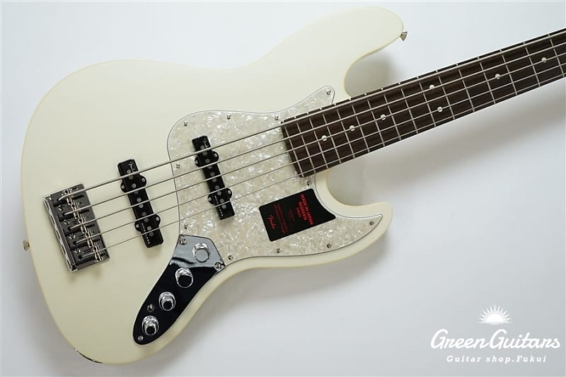 Fender Made in Japan Modern Jazz Bass V Olympic Pearl