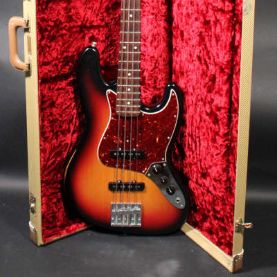 2006 Fender Highway One Jazz Bass 3-Color Sunburst 60th Anniversary With Fender Hard Case for sale
