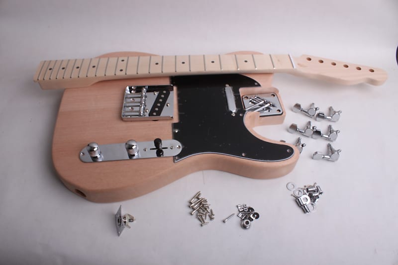 BYOGuitar T Style Electric Guitar Kit Unfinished image 1