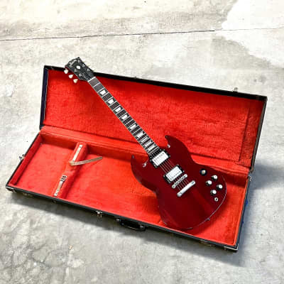 Burny RSG-60 '69 Early 80s Cherry Red | Reverb