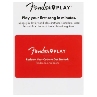 Fender Fender Play 3-Month Subscription Card