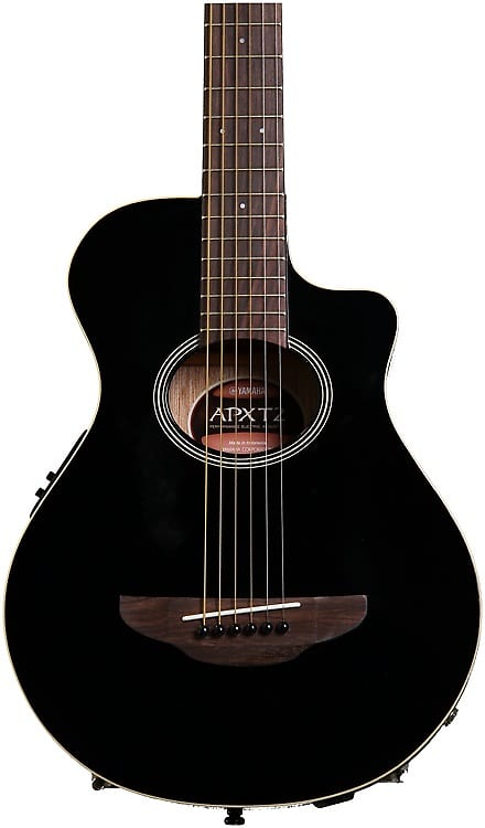 Yamaha APXT2 3/4-size Thin-line Cutaway - Black image 1