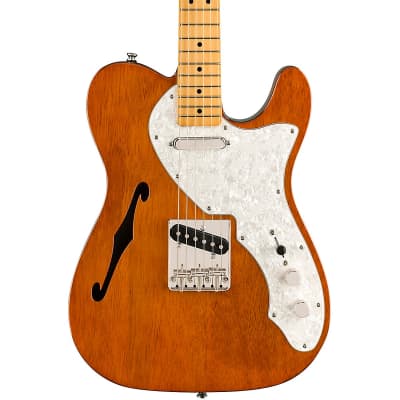 Squier Classic Vibe '60S Telecaster Thinline Electric Guitar Natural image 1