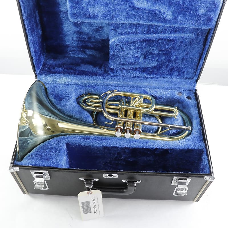 【サクラバクシン】YAMAHA YMP-201M マーチングメロフォン Yamaha Model YMP-201M Marching Mellophone SN 203350 NEW OLD