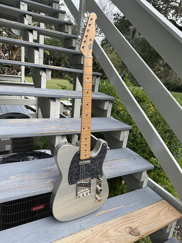 RS Guitarworks Old Friend Slab Anniversary Silver Sparkle