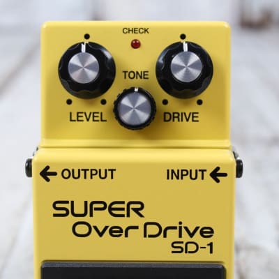 Boss SD-1 Super Overdrive Effects Pedal Overdrive Electric Guitar Effects Pedal image 2