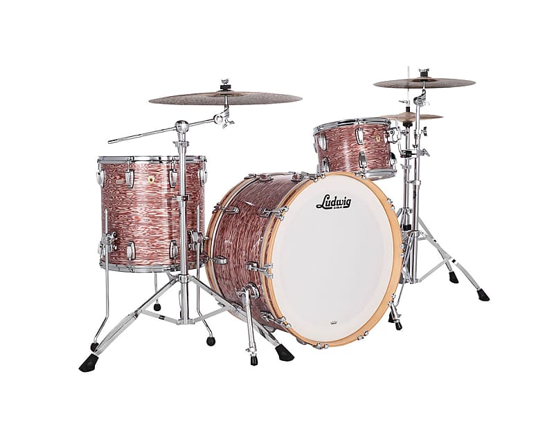 Ludwig 24" Classic Maple Pro Beat Vintage Pink Oyster - Used image 1