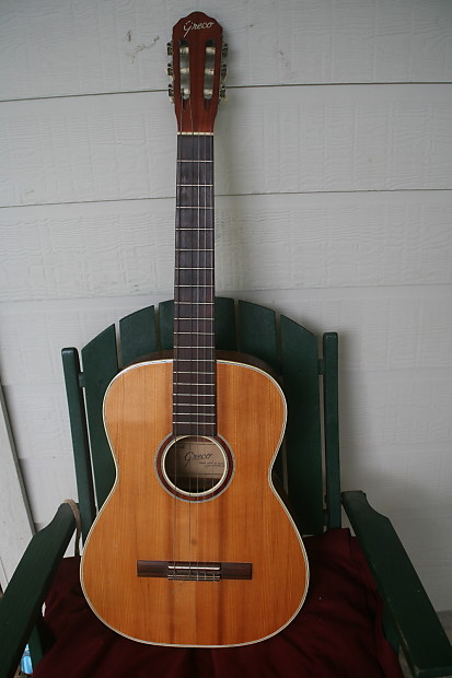 Vintage Greco Goya GR 2 1965 Mahogany Classical Guitar