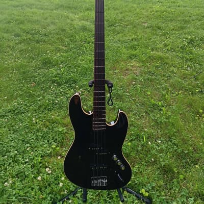 【Fender】Aerodyne AJB DX BK 美品　レアモデル Fender Aerodyne AJB-DX Jazz Bass Deluxe - 2018