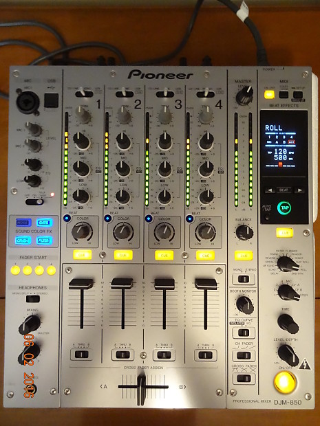 Pioneer DJM-850-S 4 Channel Digital DJ Mixer has only been Pioneer DJM-850-S 4 Channel Digital DJ Mixer has only been