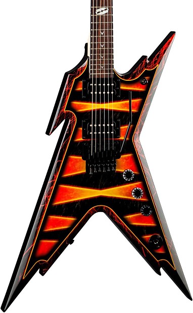 Dean Dime Razorback Bumble bee Electric Guitar DIME Razorback | Reverb