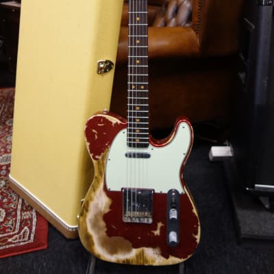 Fender '63 Super Heavy Relic Telecaster Red Sparkle image 2
