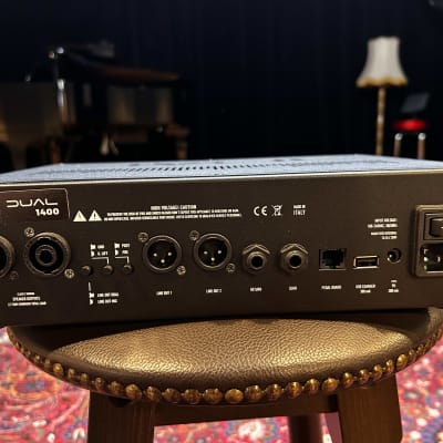 GRBass DUAL 1400 Watt bass guitar amplifier head, black image 5