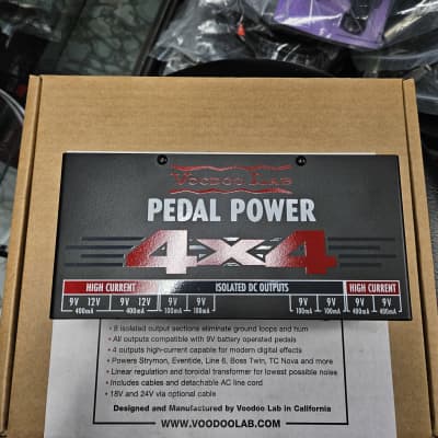 Voodoo Lab Pedal Power 4X4 - Black image 1