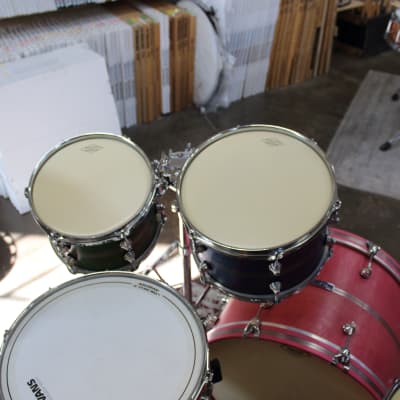 Twin Cities Drum Co. 4-Piece Bop Jelly Bean Stain Drum Set image 6