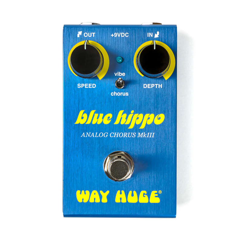 Way Huge WM61 Smalls Blue Hippo MKIII Mini Analog Chorus Effects Pedal image 1
