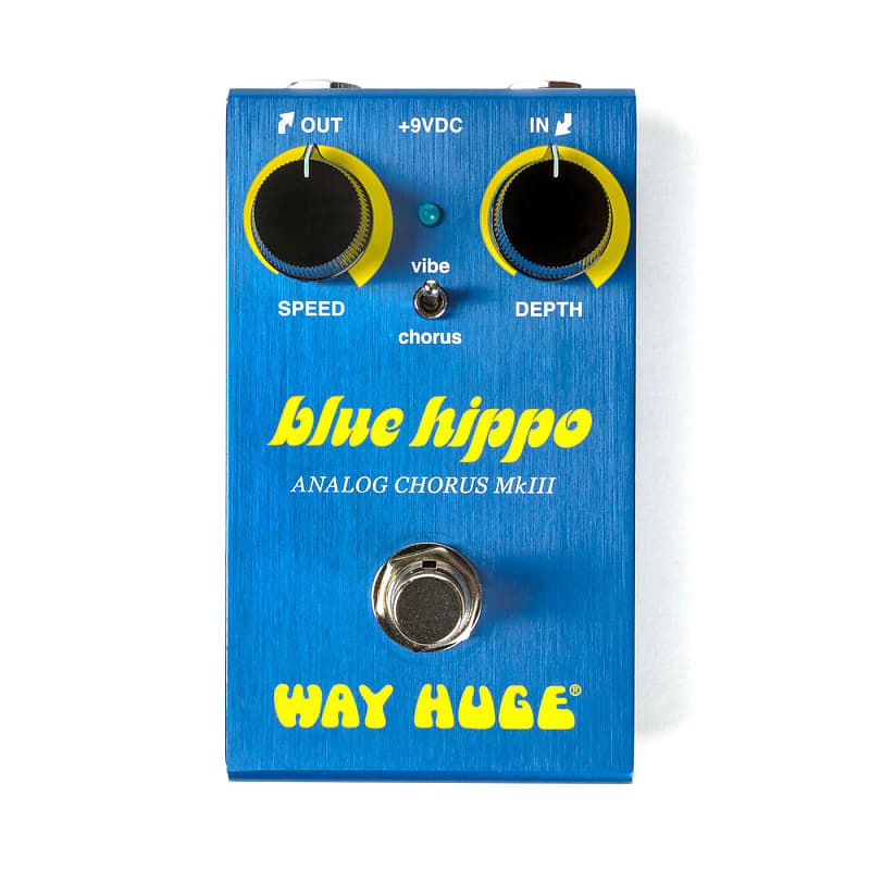 Way Huge WM61 Smalls Blue Hippo MKIII Mini Analog Chorus Effects Pedal