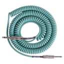 Lava LCRCSG Retro Coil Straight to Straight Guitar Bass Instrument Cable, 20 ft (Surf Green)