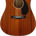 Fender CD-60SCE Dreadnought Acoustic Guitar - All Mahogany