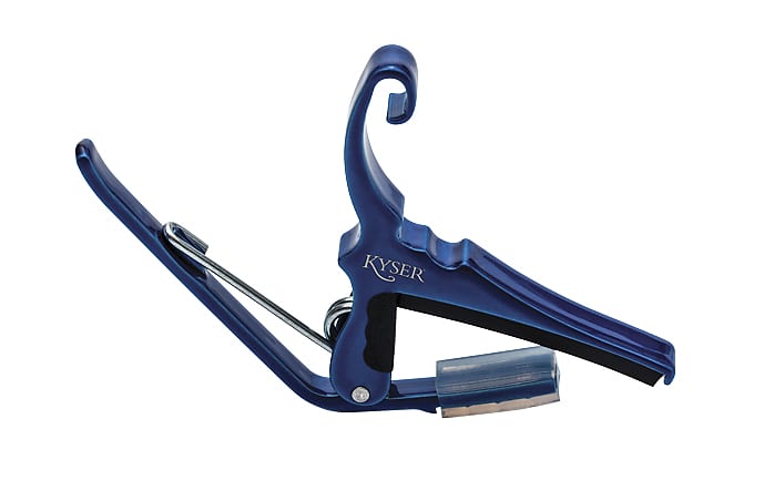 Kyser Quick Change Capo - Blue w/ FREE Same Day Shipping image 1
