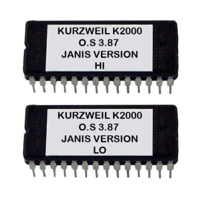 Kurzweil K2000 OS Upgrade v 3.87 Janis version Latest O.S Eprom Rom