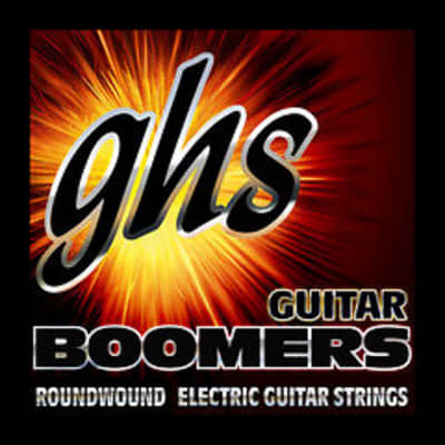 GHS Boomers 6 String Nickel Plated Steel Electric Guitar Strings - Ultra Light 8-38