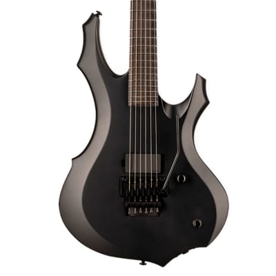 ESP LTD F Black Metal Electric Guitar - Black Satin image 3