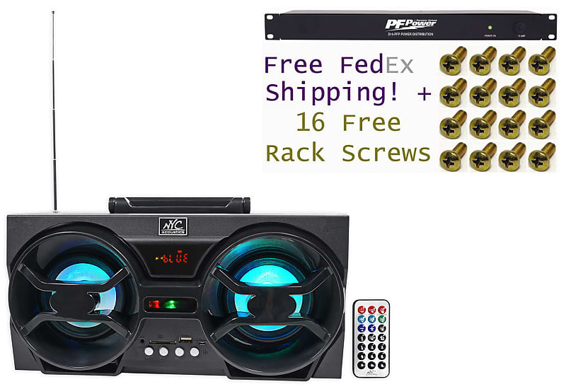 Furman D10-PFP 15A 10 Outlet Rack-Mount A/C Power Distribution +FREE Speaker !  			