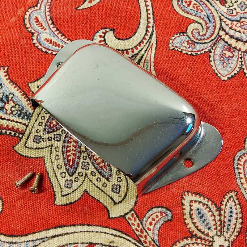 VINTAGE 1976 FENDER PRECISION BASS BRIDGE COVER w/ SCREWS Reverb